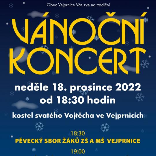 Vánoční koncert 18.12.2022